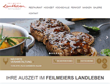 Tablet Screenshot of feilmeiers-landleben.de